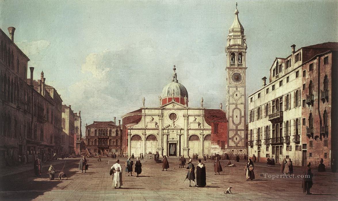 campo santa maria formosa Canaletto Oil Paintings